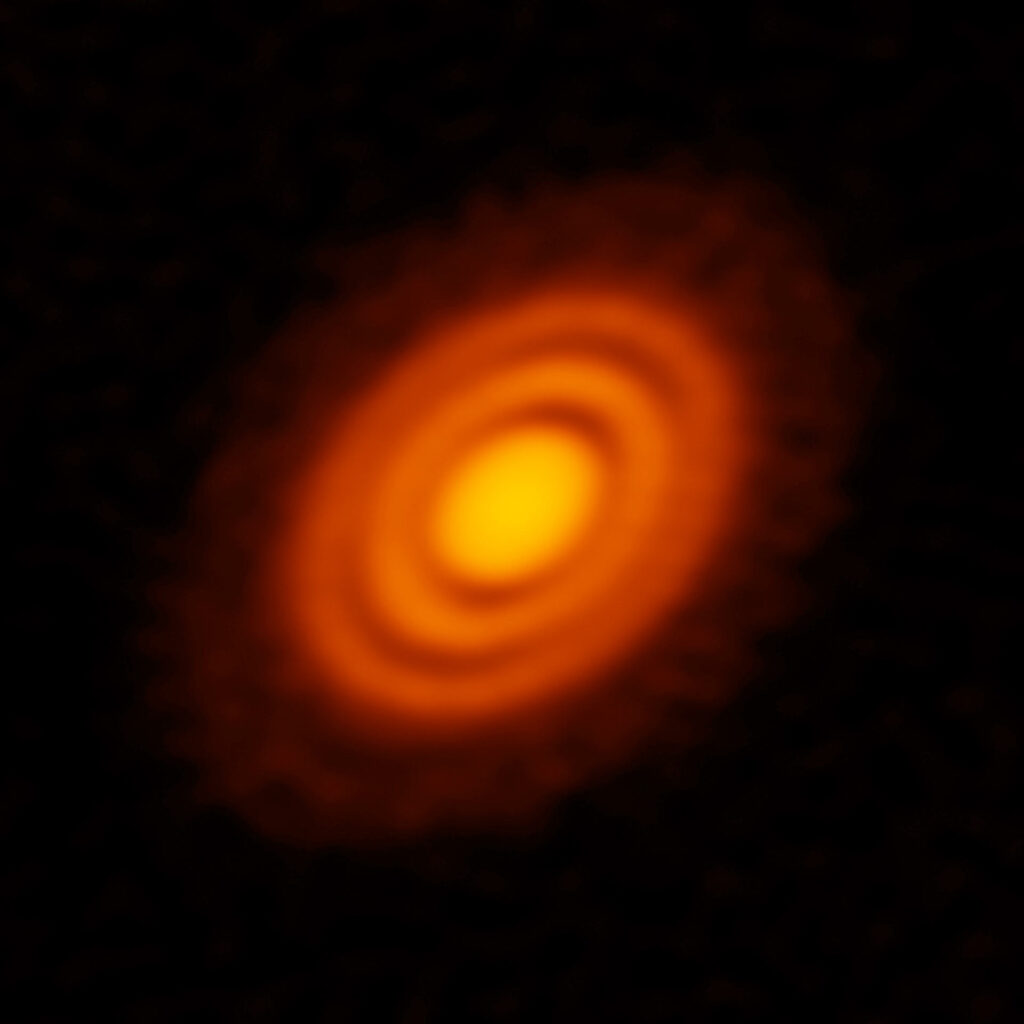 Image credit: ALMA / ESO / NAOJ / NRAO / AUI / NSF / A. Isella / B. Saxton